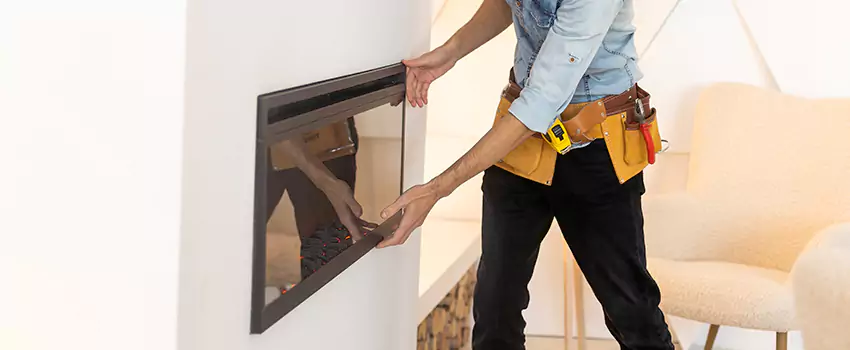 Metal Fireplace Installation in Kerrville, Texas