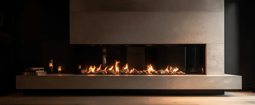 Gas Fireplace Ember Bed Design Services in Kerrville, Texas